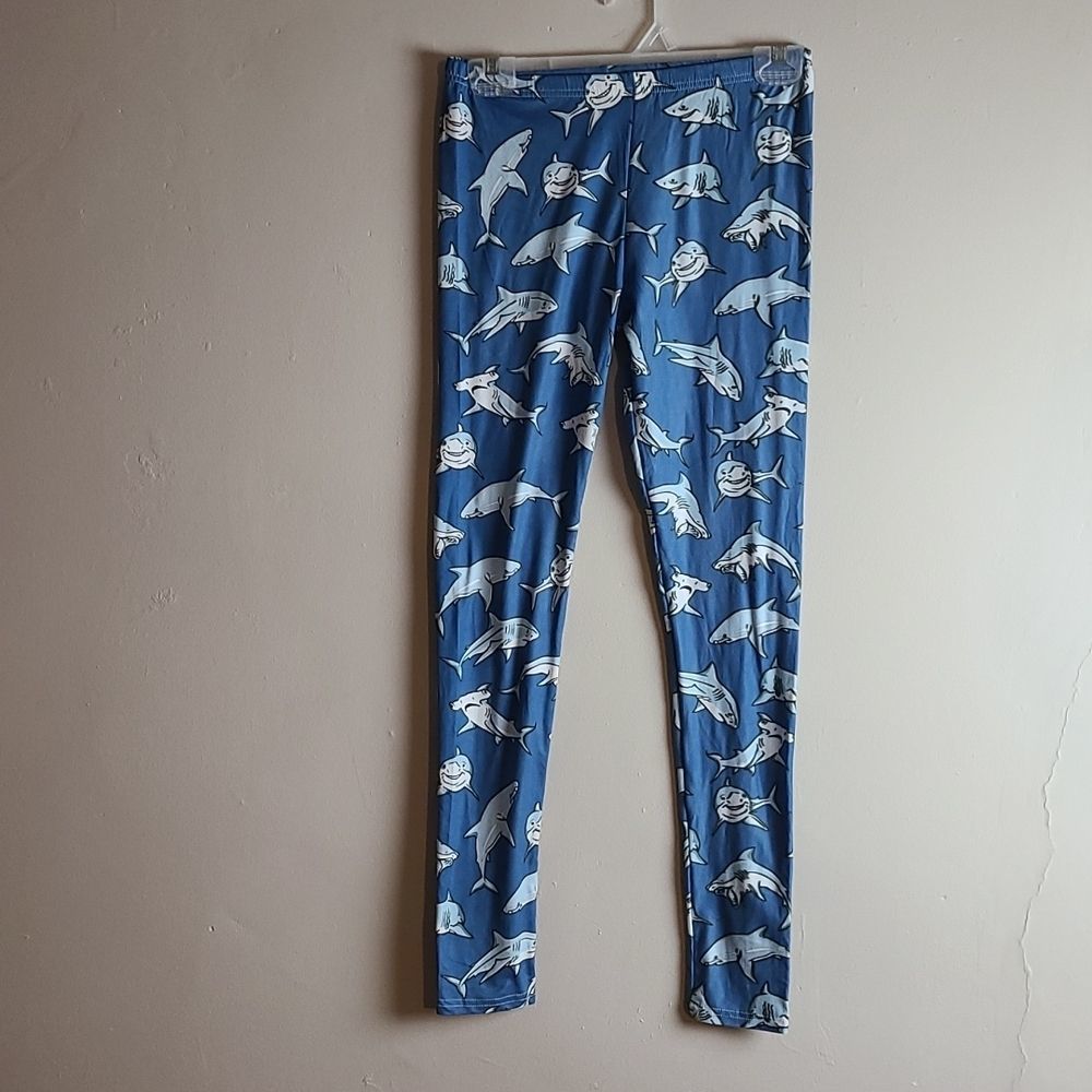 Blue Dolphins Leegings Size S/M